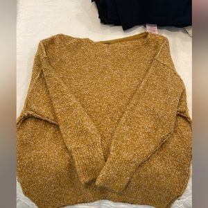 Free People oversized knit sweater